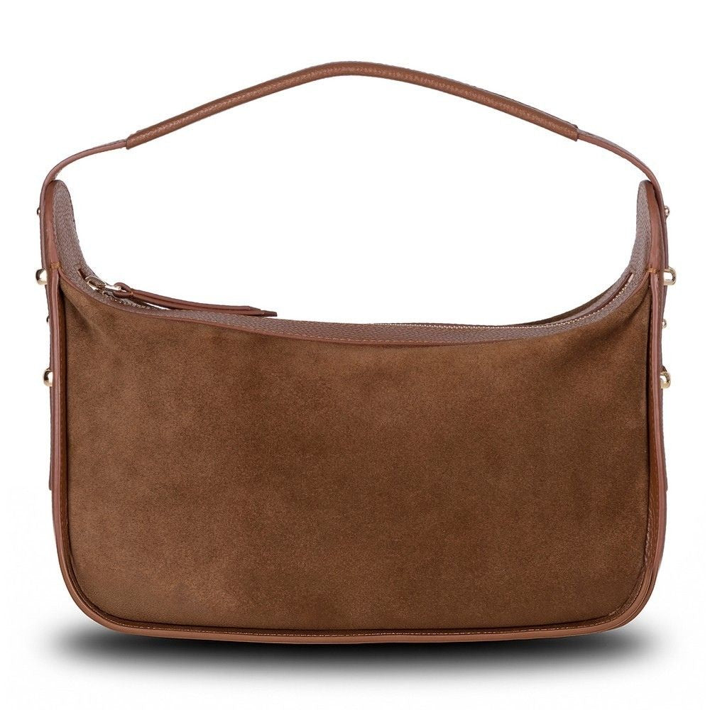 Handmade Suede Leather Women's Shoulder Bag